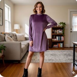 Forever 21 Lavender Velvet Top